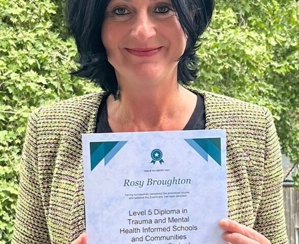 Rosy Broughton Achieves Level 5 Diploma in Trauma and Mental Health Informed Practice